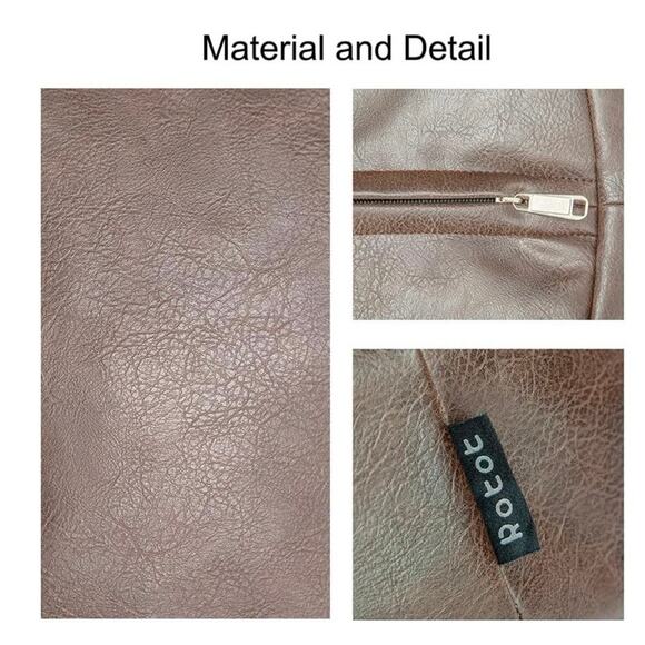 ROTOT Decorative Pouf, Ottoman, Bean Bag Chair,Foot Rest, Storage Unstuffed - Picture 7 of 8